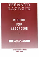 Lacroix Methode Accord�on Volume1