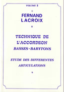 Lacroix Methode Accord�on Basse Baryton Volume2